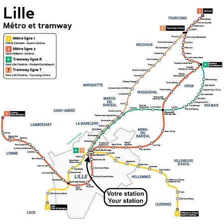 Centre - Functional 公寓 里尔